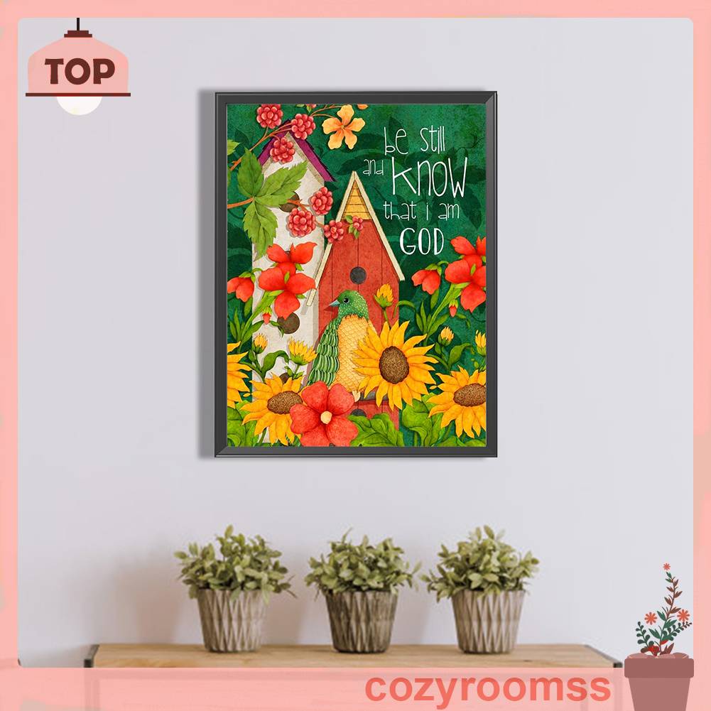 Tranh Đính Đá Kim Cương Toàn Bộ 5D DIY Hình Vẽ Thiên Nhiên