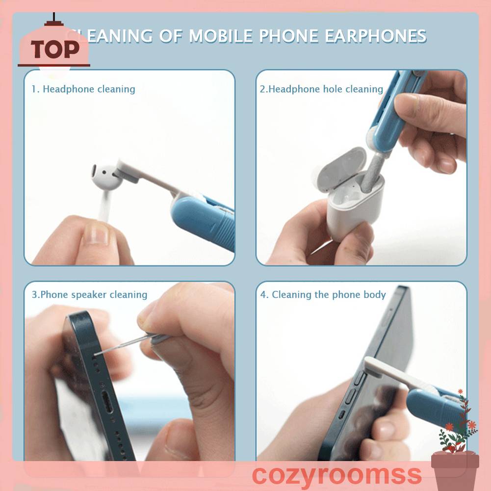 Bàn Chải Làm Sạch Tai Nghe Điện Thoại / Máy Tính Bảng / Laptop Đa Năng