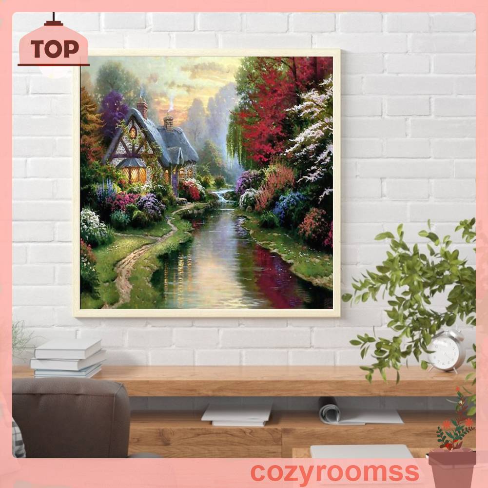 Tranh Đính Đá Kim Cương Toàn Bộ 5D DIY Hình Vẽ Nghệ Thuật Trang Trí Nhà Cửa