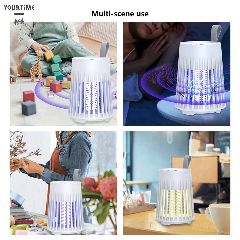 Đèn Diệt Ruồi 2200V 4000mAh Tiện Lợi Cho Hoạt Động Ngoài Trời