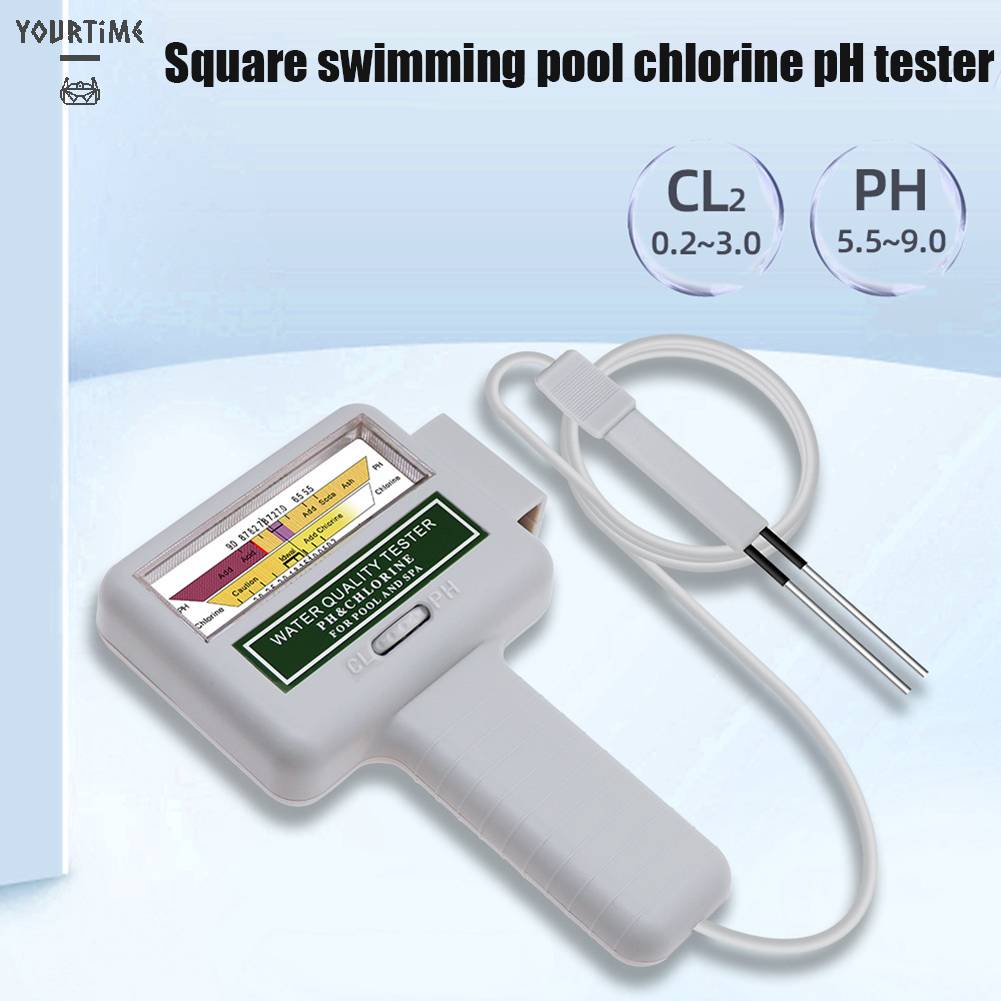 Dụng Cụ Kiểm Tra Độ PH 2 Trong 1 Cho Hồ Bơi