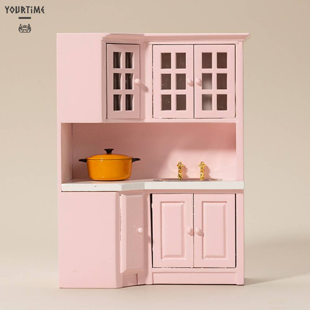 1 / 12 Bộ Nội Thất Bằng Gỗ Trang Trí Nhà Búp Bê