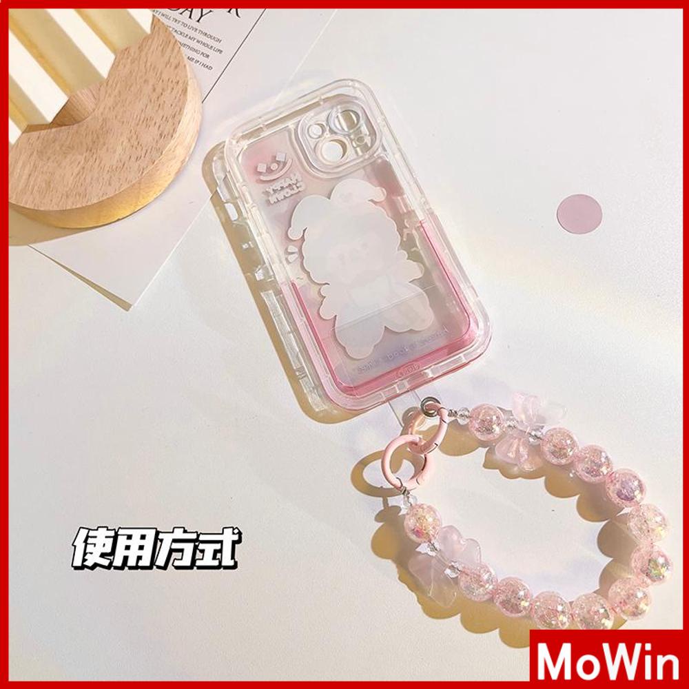 Ốp lưng Vỏ điện thoại Vòng tay Dây buộc Dây đeo cổ tay Hạt nhiều màu sắc đẹp Nhiều kiểu dáng khác nhau Hình trái tim Nơ Mặt trăng Vỏ iPhone tương thích Màu sắc đơn giản