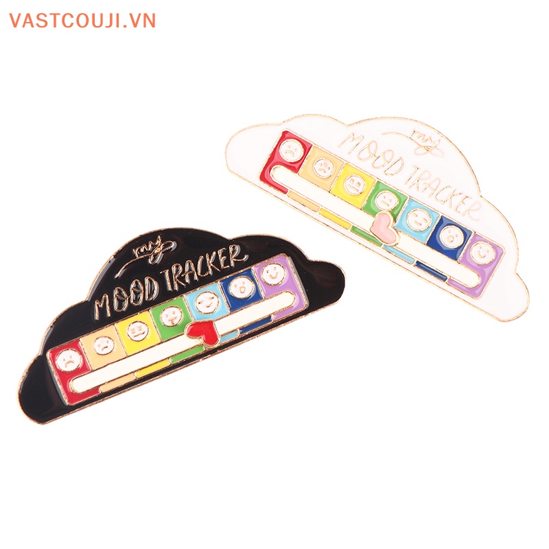 Ghim Cài Áo Hình Đám Mây VASTJI Tráng Men Dành Cho Bạn Bè