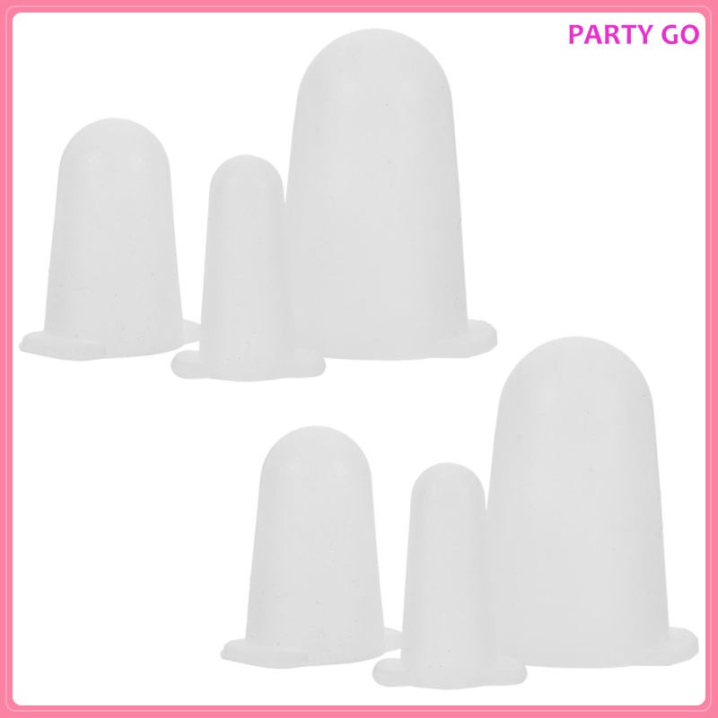 Bộ 6 Đầu Bọc Bảo Vệ Đuôi Bắt Bông Kem Trang Trí Tiện Dụng