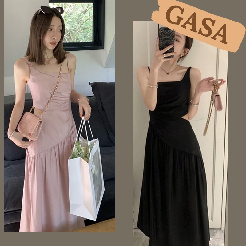 Đầm Dài Hai Dây Dáng Ôm Màu Sắc Độc Đáo Thời Trang Quyến Rũ Cho Nữ