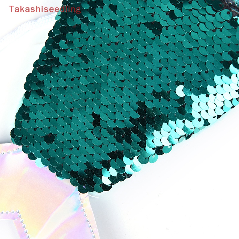 Ví Đựng Tiền Xu Hình Đuôi Cá Đính Kim Sa Lấp Lánh Cho Bé Gái