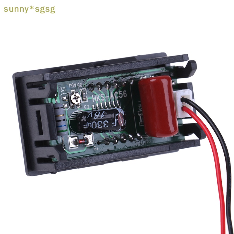 Nắng * SGSG AC 70-500V Vôn Kế Kỹ Thuật Số LED Hiển Thị 2 Dây Volt Điện Áp Thử Nghiệm Meter Mới