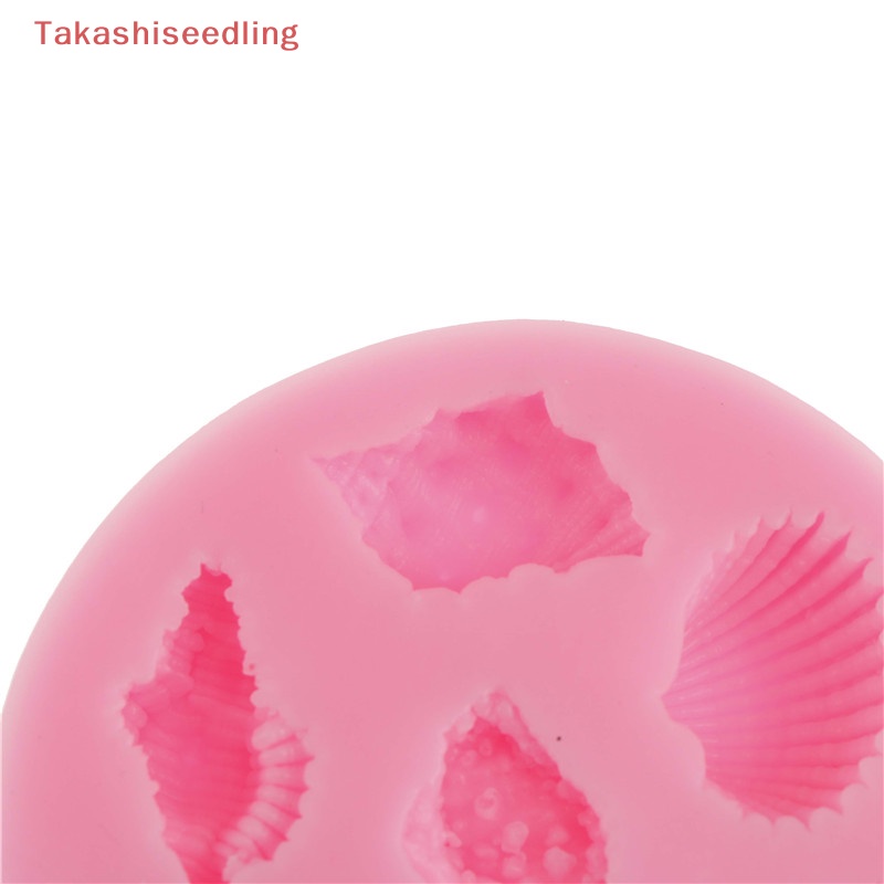 Khuôn Silicone Làm Bánh Kẹo Hình Sao Biển Vỏ Sò 3D Độc Đáo