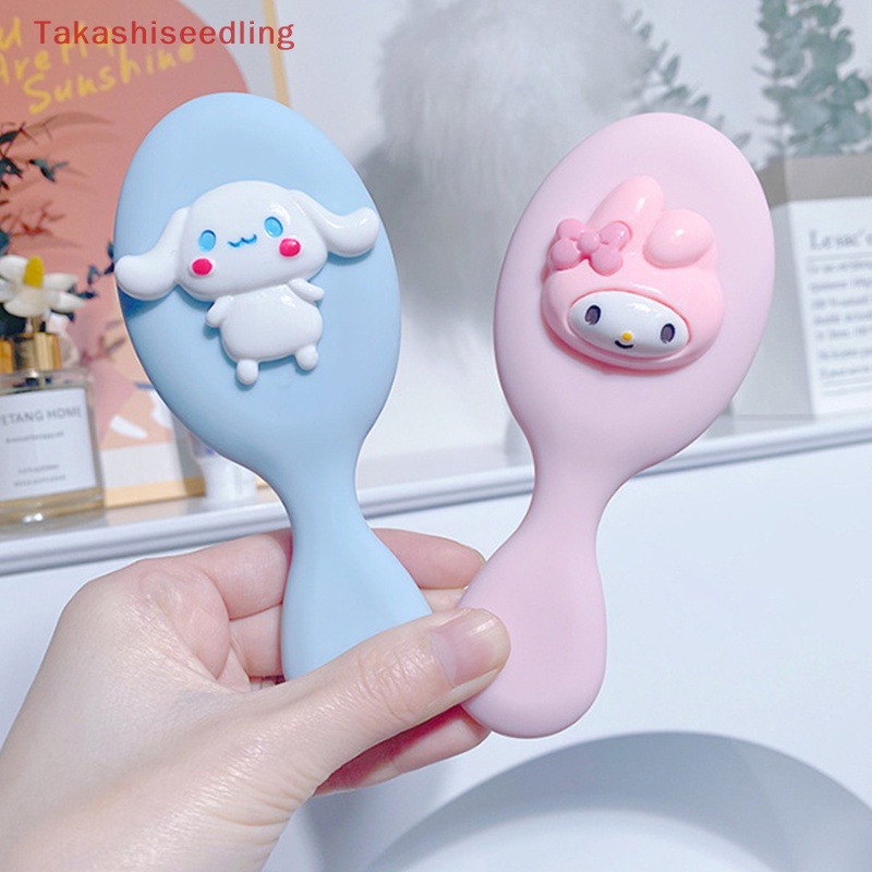 (Takashiseedling) Lược Chải Tóc Đệm Khí Hình Hoạt Hình Cinnamon Dễ Thương Làm Quà Tặng Sinh Nhật Bé Gái Màu Hồng