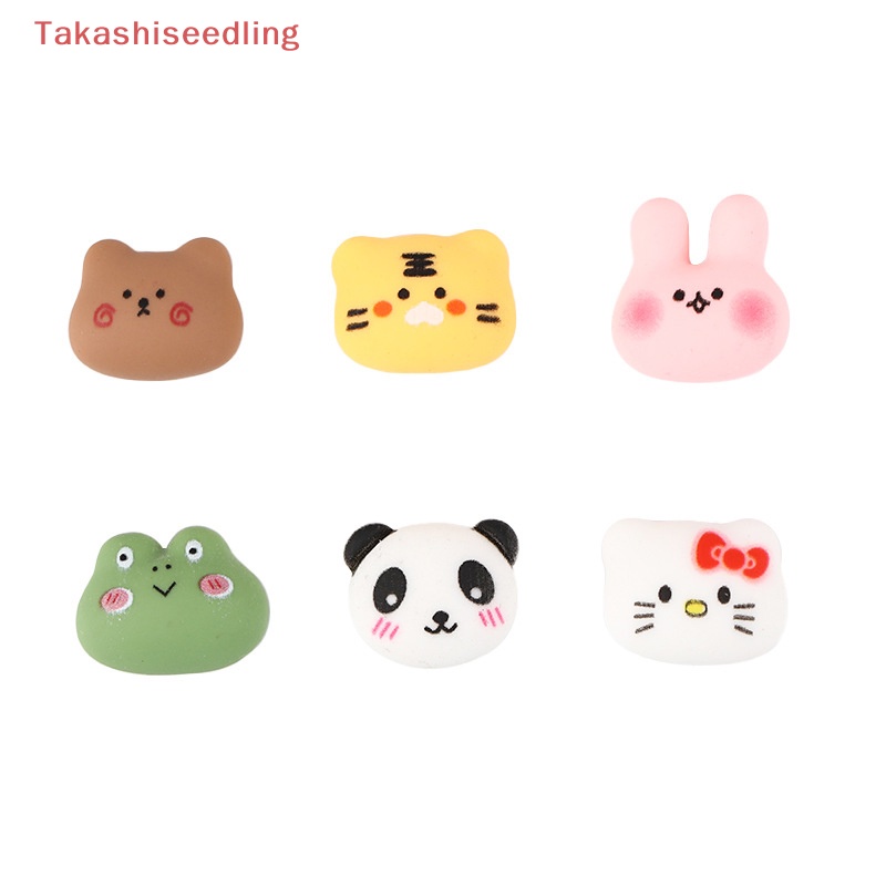 (Takashiseedling) Vật Liệu Trang Trí Điện Thoại Hình Động Vật Hoạt Hình Mini Diy Cho Trẻ Em