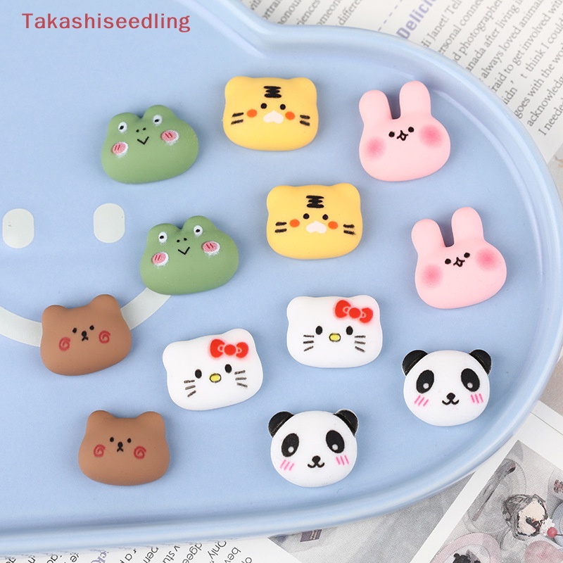 (Takashiseedling) Vật Liệu Trang Trí Điện Thoại Hình Động Vật Hoạt Hình Mini Diy Cho Trẻ Em