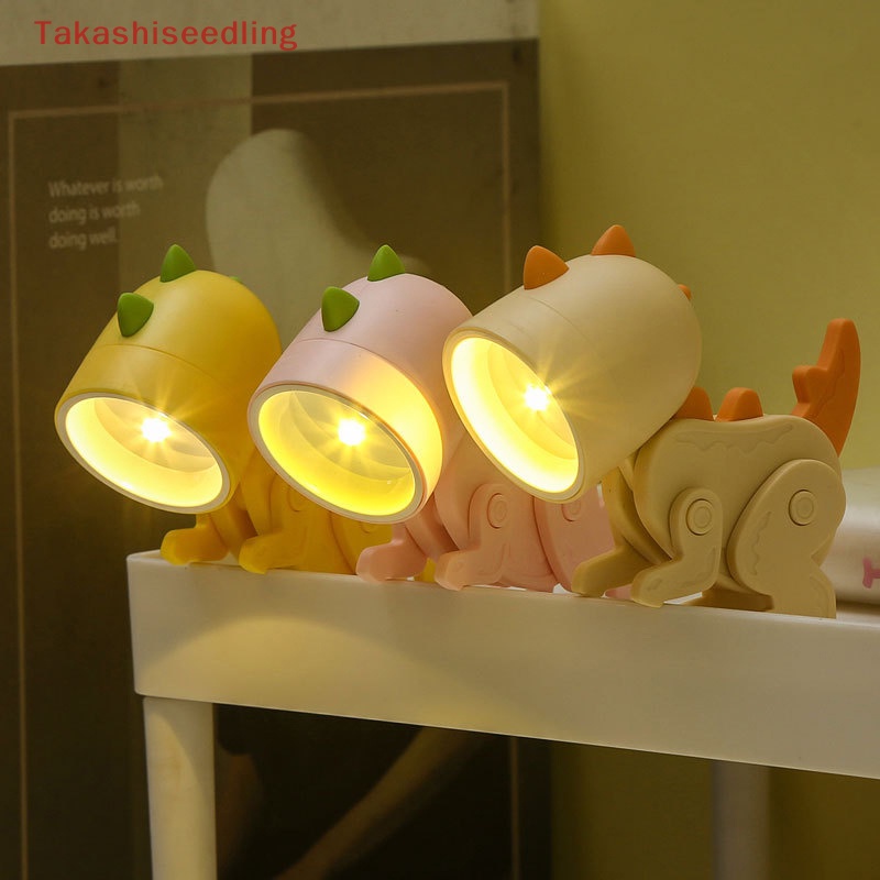 (Takashiseedling) Mới Nhất Đèn Ngủ LED Để Bàn Hình Động Vật Hoạt Hình Dạng Gập Sáng Tạo Bảo Vệ Mắt Thú Cưng Cún Cưng