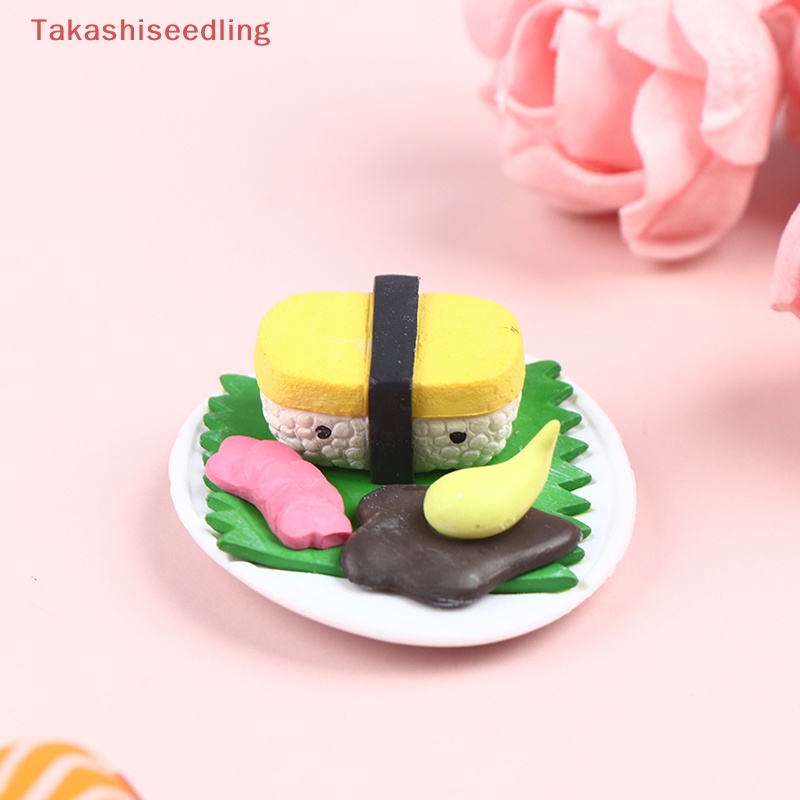 Mô Hình Sushi Mini Tỉ Lệ 1: 6 Trang Trí Nhà Búp Bê Phong Cách Nhật Bản
