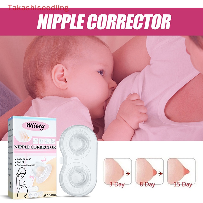 Set 2 Kẹp Núm Vú Giả Chỉnh Sửa Tư Thế Cho Bé