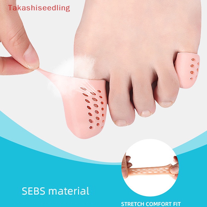 1 Cặp Bọc Bảo Vệ Ngón Chân Bằng Silicone Chất Lượng Cao