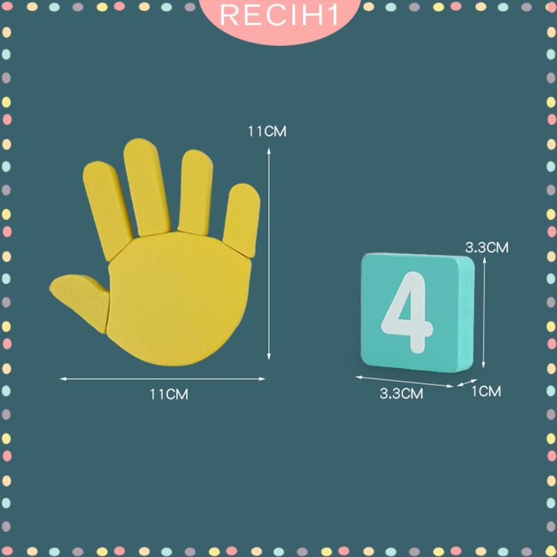 Bộ Đồ Chơi Đếm Số Bằng Ngón Tay Giáo Dục Theo Phương Pháp Montessori