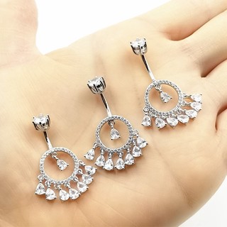 Khuyên RốN Mạ BạC 925 ĐíNh Đá Xinh XắN