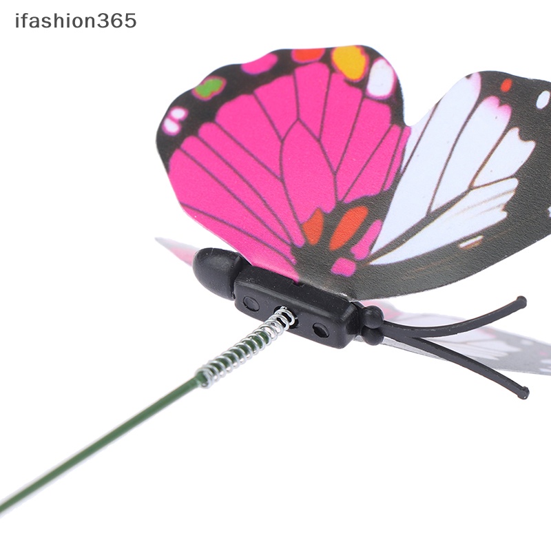 Set 10 Chậu Hoa Hình Bướm Nhiều Màu Sắc Dùng Trang Trí Sân Vườn ifashion365