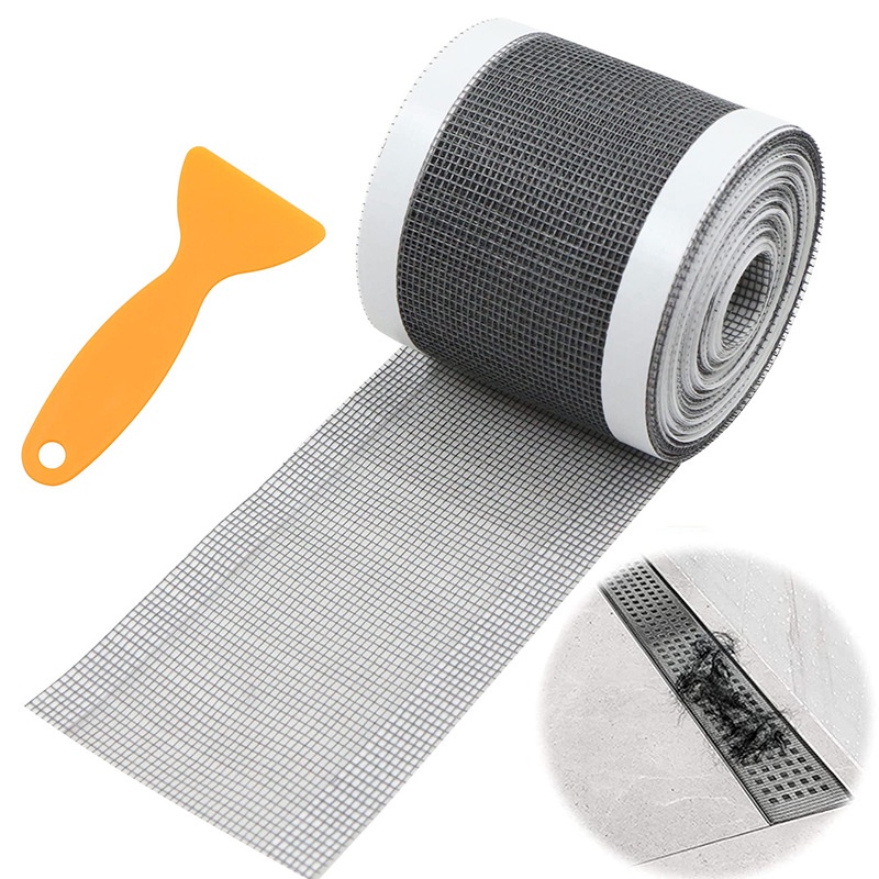 Cuộn Lưới Lọc Rác Bồn Rửa Chén / Cống Thoát Nước Nhà Tắm 5 / 10M Tự Dính Chống Té Nghẽn