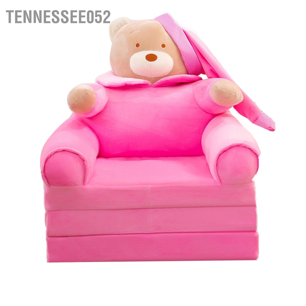 Tennessee052 Ghế Sofa Trẻ Em Có Thể Gập Lại Sang Trọng Mềm Mại Hoạt Hình Dễ Thương Giường Tay Vịn Cho Phòng Ngủ Bé Trai Gái