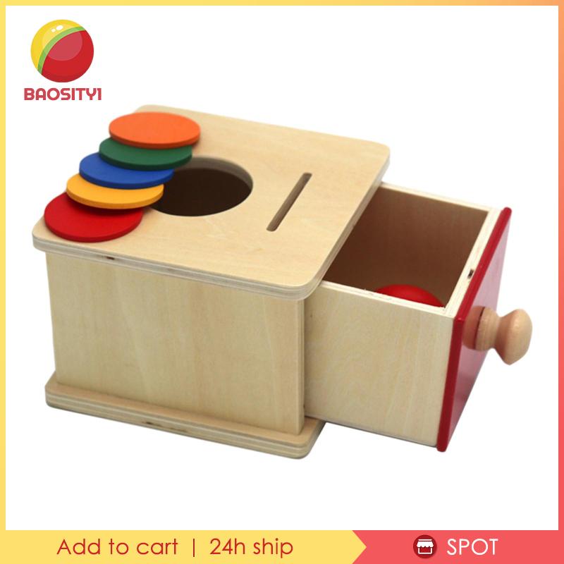 [Baosity1] Hộp Đồ Chơi Thả Bóng Nhiều Màu Sắc Giáo Dục Nhận Thức Cho Trẻ Em