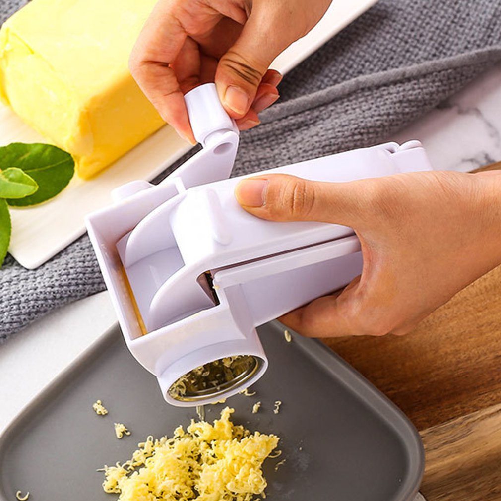=Christmas=Multipurpose Rotary Cheese Grater Handheld Cheese Grinder For Parmesan Cheddar