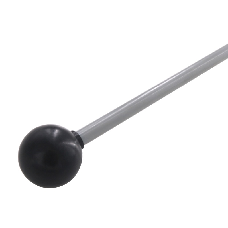 1 Cặp Dùi Đánh Trống Hai Đầu Bằng Cao Su Màu Đen Dành Cho Bàn Phím Marimba Mallet