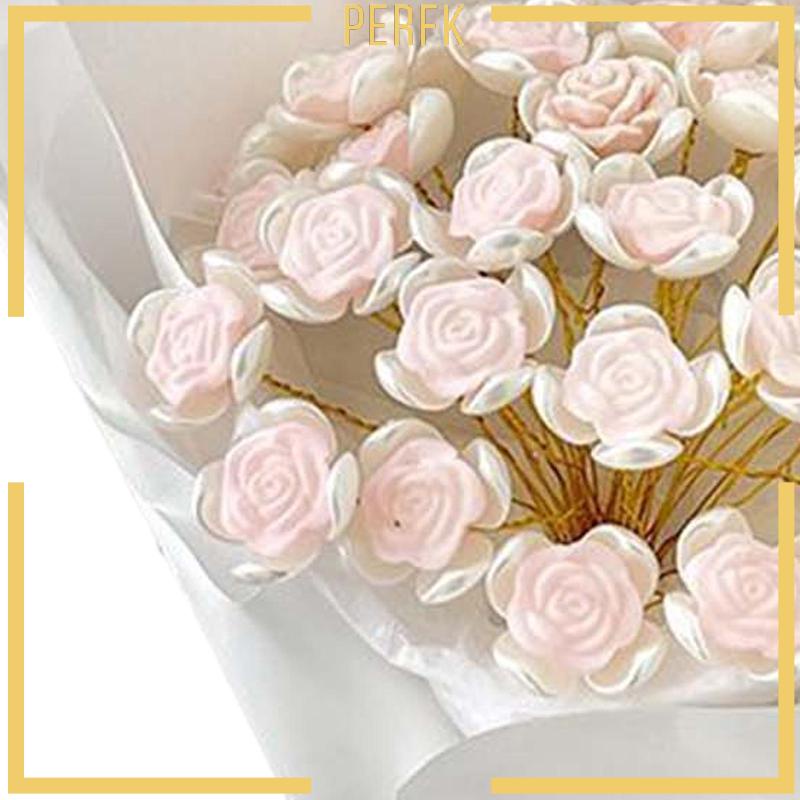 Bó Hoa Hồng Nhân Tạo 13 Bông DIY Kèm Giấy Gói