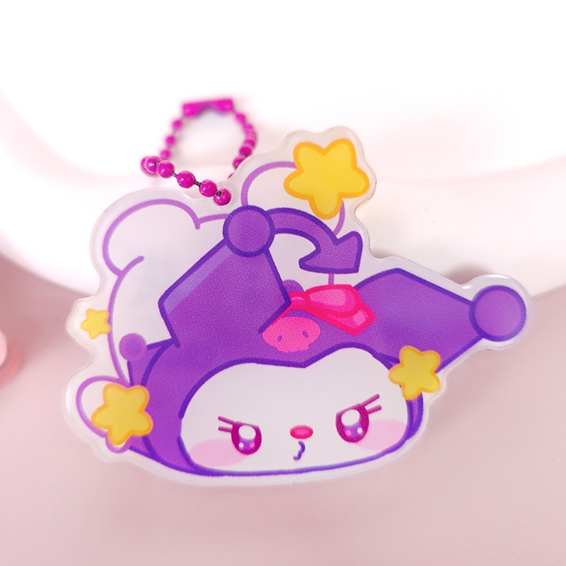 Móc Khóa Hoạt Hình Sanrio Acrylic Lắc Lư Đáng Yêu