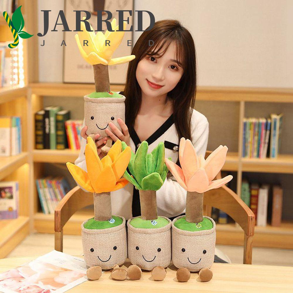 JARRED Gối Nhồi Bông Mềm Mại Hình Cây Râu Rồng Đáng Yêu Trang Trí Phòng Bé