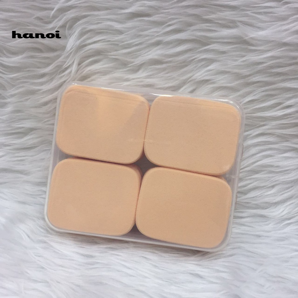 Set 12 Mút Trang Điểm Ướt / Khô Mềm Mịn Có Lỗ Nhỏ Gọn Cho Nữ