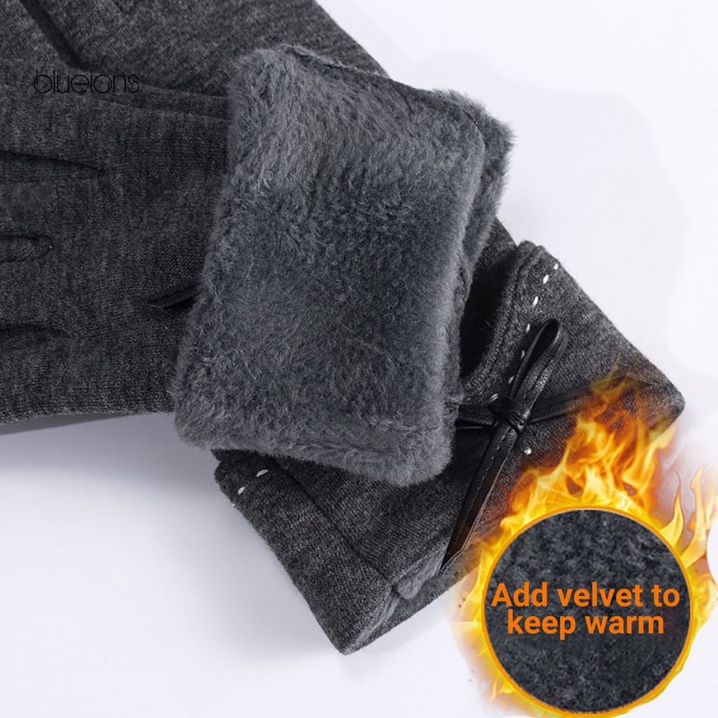 Găng Tay Giữ Ấm Bảo Vệ Ngón Tay Có Thể Chạm Màn Hình Cảm Ứng Thời Trang Cho Nữ