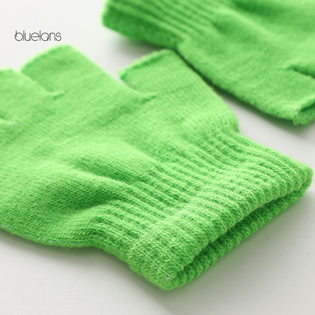 1 Đôi Găng Tay Nửa Ngón Co Giãn Thoải Mái Chống Trượt Chống Gió Dùng Khi Lái Xe