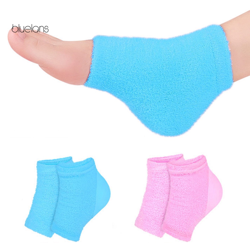 1 Cặp Vớ Gót Chân Dưỡng Ẩm Thành Phần Tự Nhiên Không Gây Dị Ứng Có Thể Giặt Được