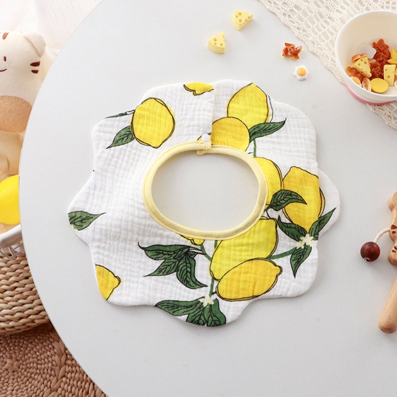 Yếm Ăn Họa Tiết Hoạt Hình Xinh Xắn Dành Cho Bé