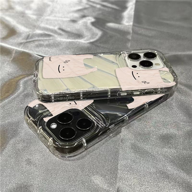 Ốp Điện Thoại Mềm Trong Suốt Hình Túi Rác Cho iPhone14promax 1312 / 11 7 / 8plus xr / sins 5B3M