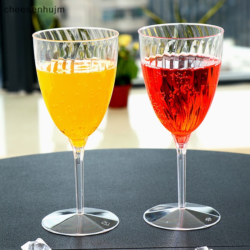 Set 8 Ly Uống Rượu Sâm Panh Bằng Nhựa Trong Suốt Dùng Một Lần
