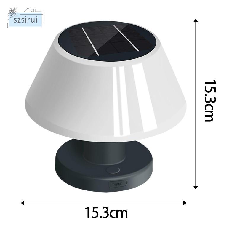 Đèn LED Để Bàn Sử Dụng Năng Lượng Mặt Trời Có Thể Sạc Lại