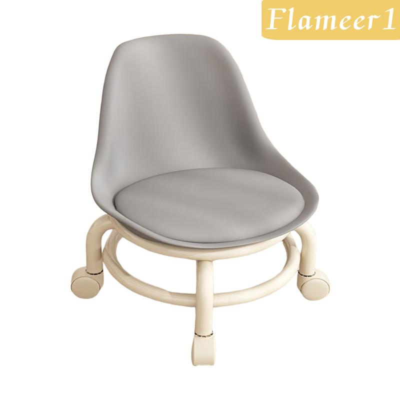 [Flameameer1] Ghế Cuộn Cao Thấp Có Chân Đế Bằng Thép Không Gỉ Cao 45cm