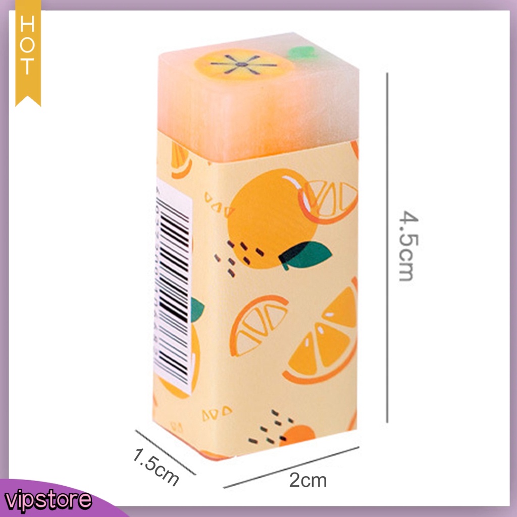 &lt;VIP&gt; Cục Tẩy Mini Không Để Lại Dấu Vết Họa Tiết Trái Cây Hoạt Hình Dành Cho Học Sinh Tiểu Học