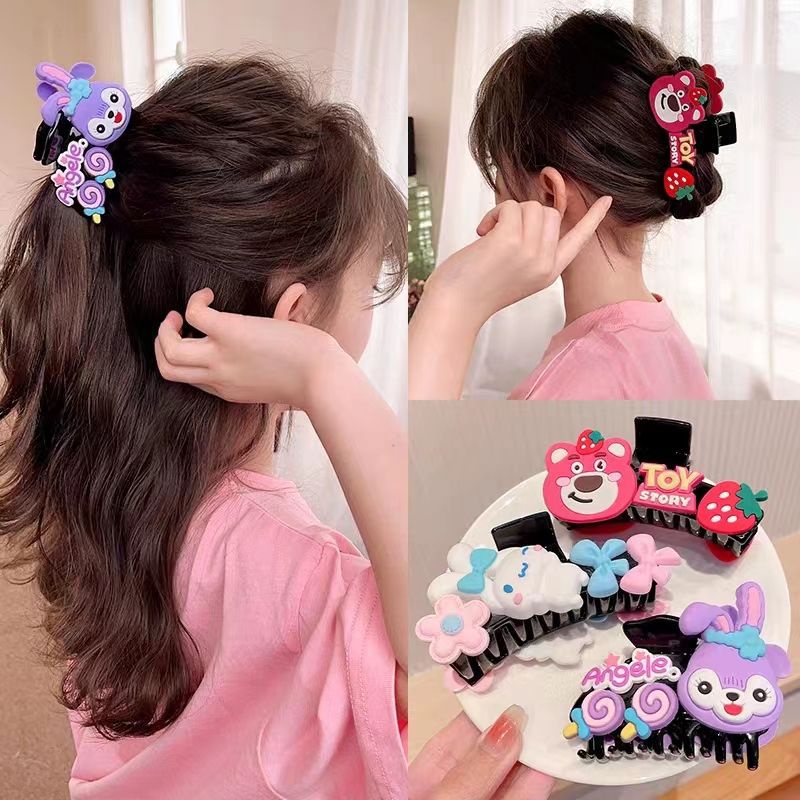 Kẹp Tóc Hình Cá Mập Hoạt Hình Dễ Thương Cho Bé Gái
