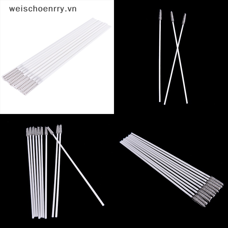 Set 10 Ống Hút Bằng Thép Không Gỉ Có Thể Tái Sử Dụng Kèm Cọ Vệ Sinh