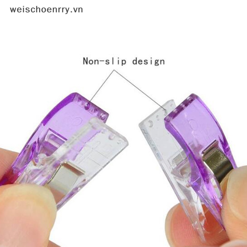 Set 10 Kẹp Cố Định Tài Liệu Bằng Nhựa Tiện Dụng