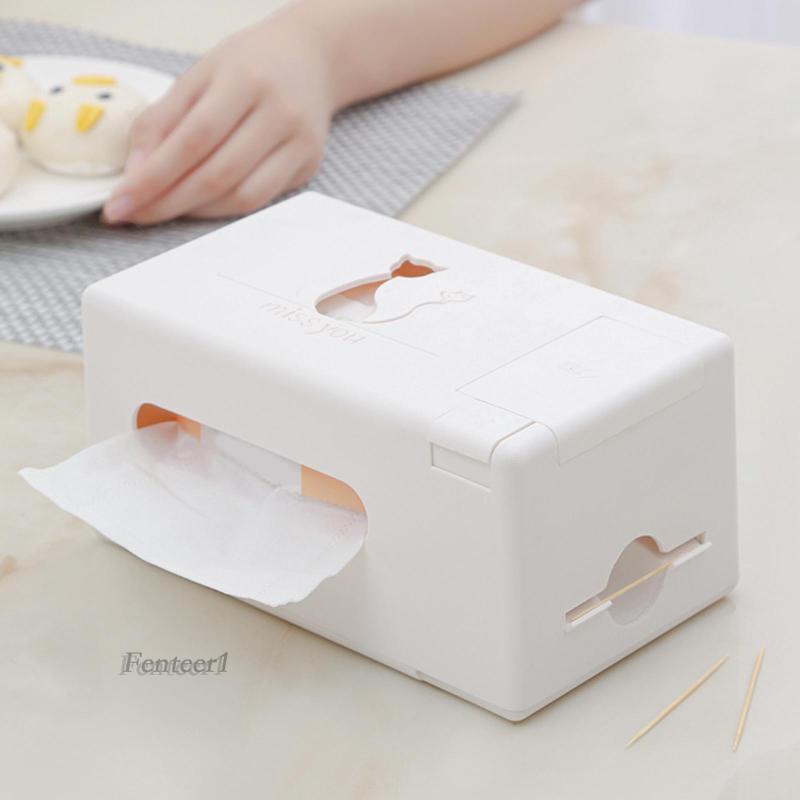 [Fenteer1] Hộp Đựng Khăn Giấy Để Bàn Cho Khách Sạn Quầy Bartop