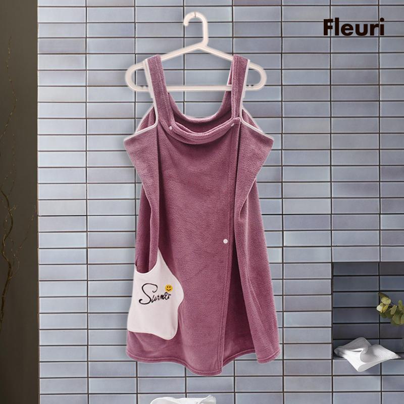 Khăn Tắm Quấn Người Mặc Đầm Dành Cho Nữ