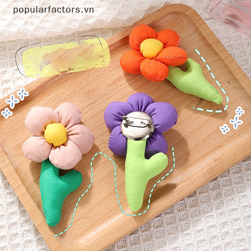 Ghim Cài Áo Hình Bông Hoa / Cây Cối Thời Trang Dành Cho Nữ