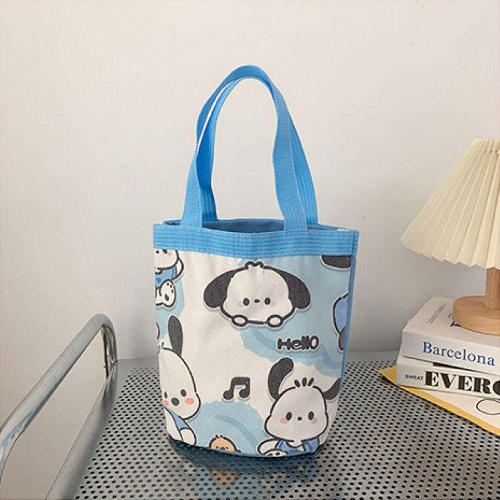 Túi Vải Oxford Đựng Hộp Cơm Trưa In Hình Chuột Mickey Sức Chứa Lớn 26Eedie