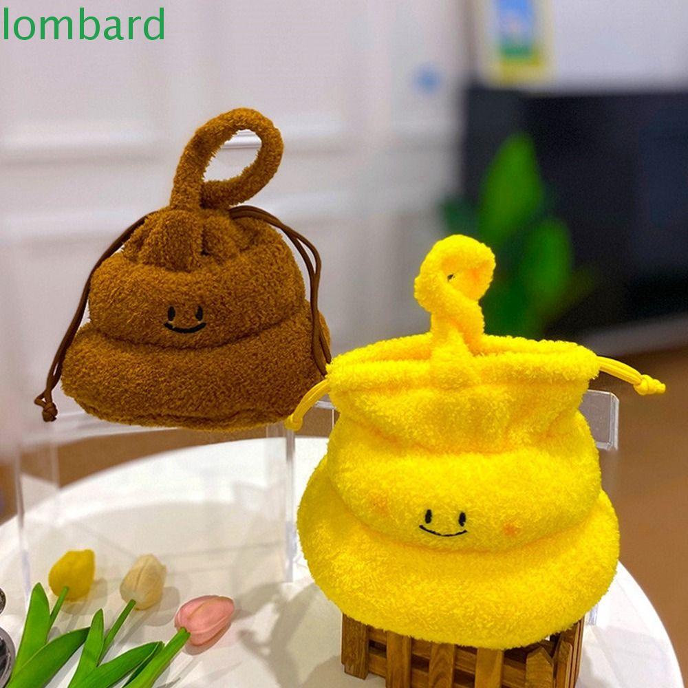 Túi Đeo Chéo Bằng Lông Nhung Hình LOMBARD Vui Nhộn Cho Nữ