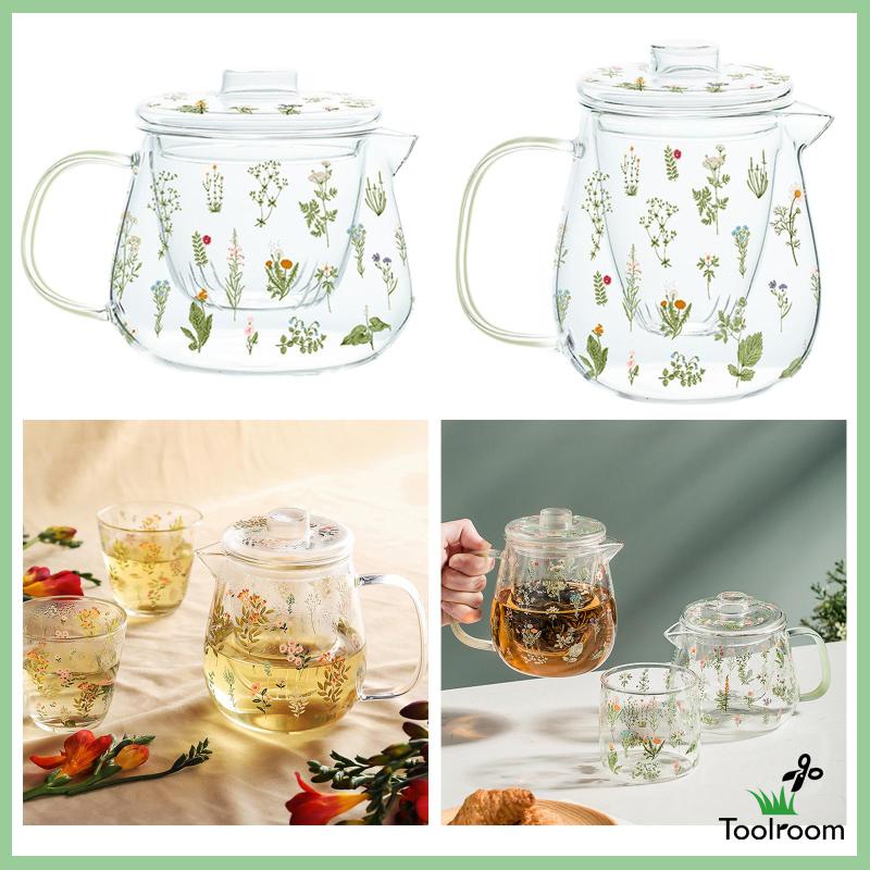 Ấm Trà Bằng Kính Nở Siêu Bền